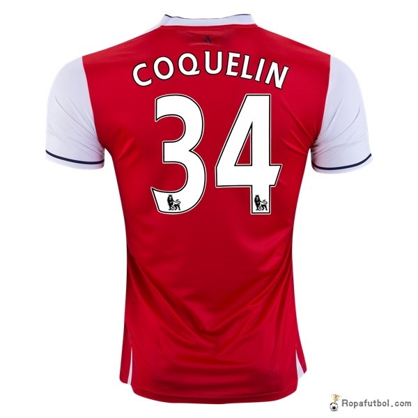 Camiseta Arsenal Replica Primera Ropa Coquelin 2016/17 Rojo